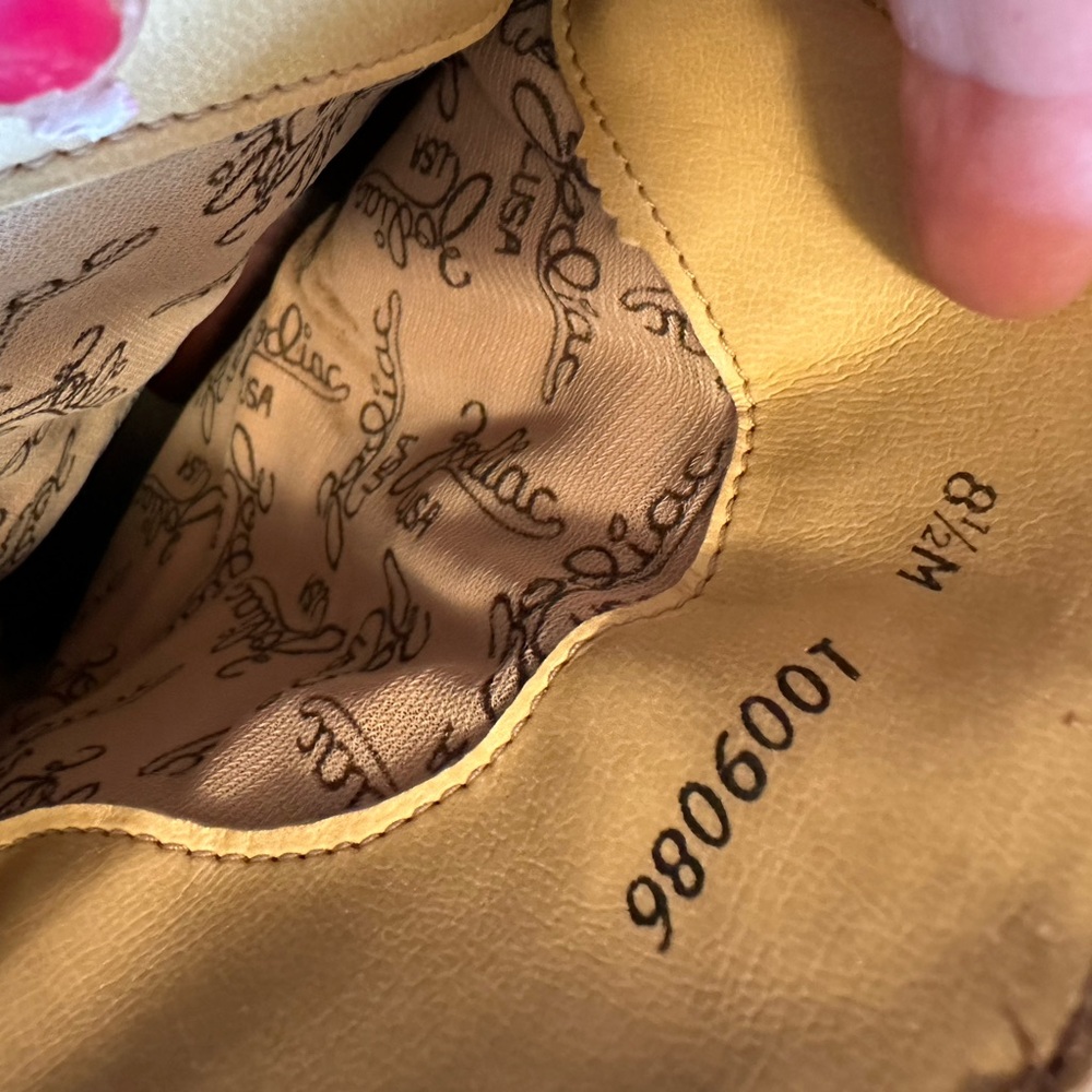 Women's Western Ankle Boots in Lavendar USA vintage ZODIAC - Picture 4 of 4